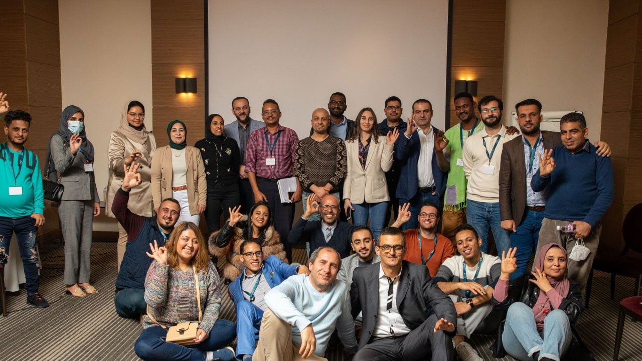 <div class="paragraphs"><p>جانب من تدريب برنامج زمالة الصحافة للحوار في المنطقة العربية</p></div>