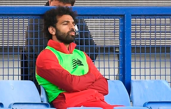 <div class="paragraphs"><p>محمد صلاح على مقاعد البدلاء اليوم ضد أرسنال في قمة الدوري الإنجليزي الممتاز</p></div>