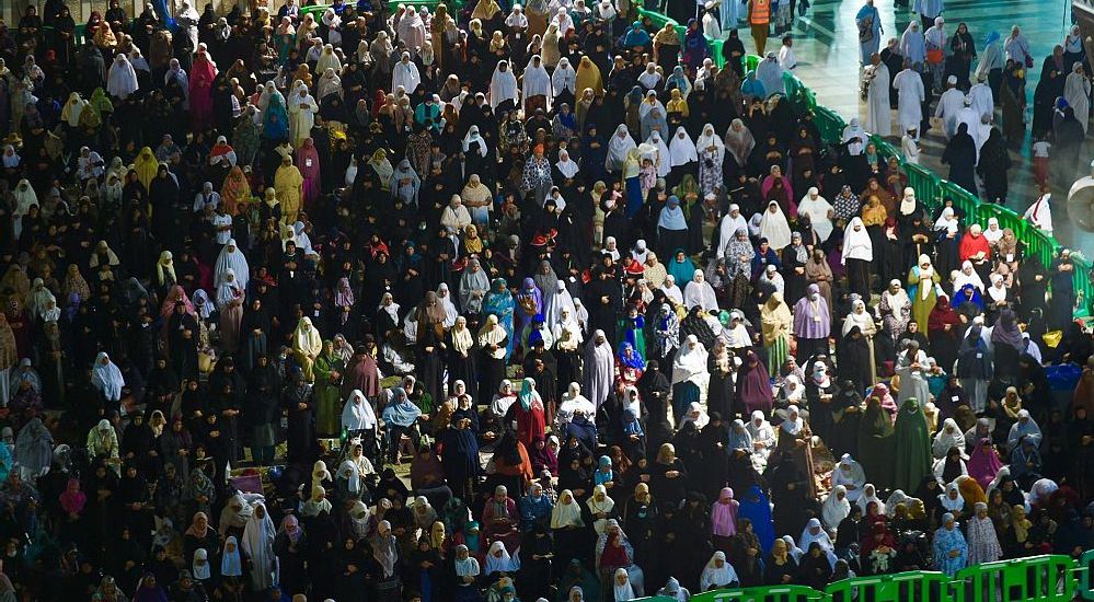 المسجد النبوي في رمضان