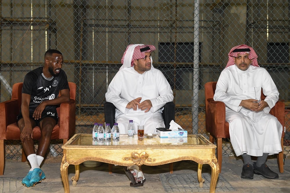 فهد المولد وخالد البلطان في مران الشباب