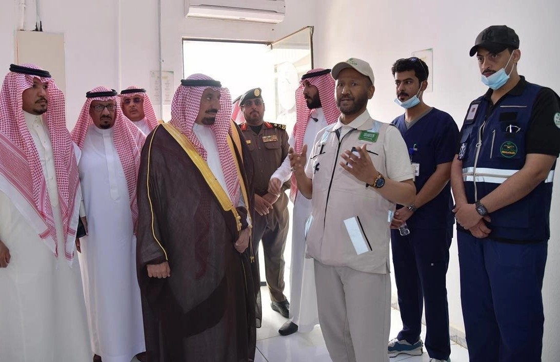  أمير نجران يستقبل أولى طلائع حجاج اليمن 