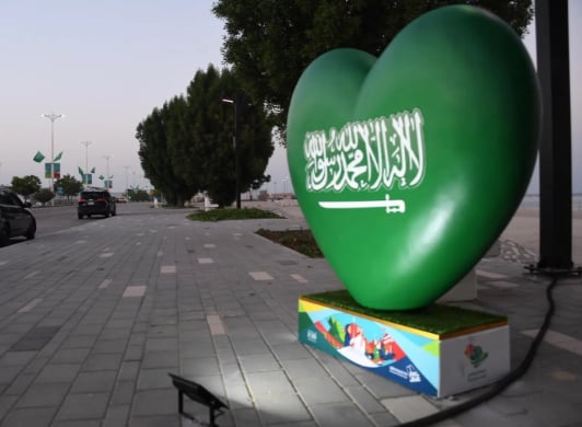 المنطقة الشرقية تتوشح باللون الأخضر 