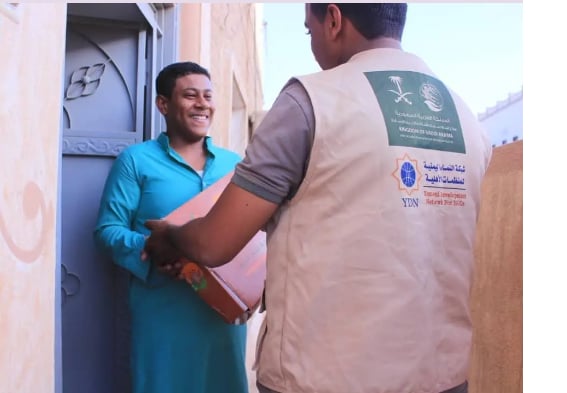 مساعدات مركز الملك سلمان للإغاثة في مديريتي المدينة والوادي بمحافظة مأرب