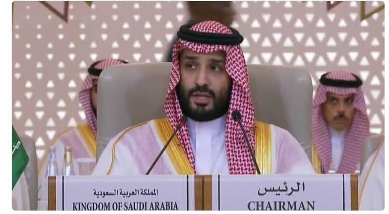 ولي العهد خلال كلمة المملكة