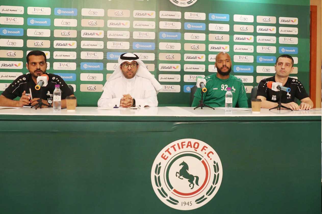 العطوي: العدالة يمتلك خط هجوم قويًا والاتفاق سيقول كلمته بلقاء الخميس